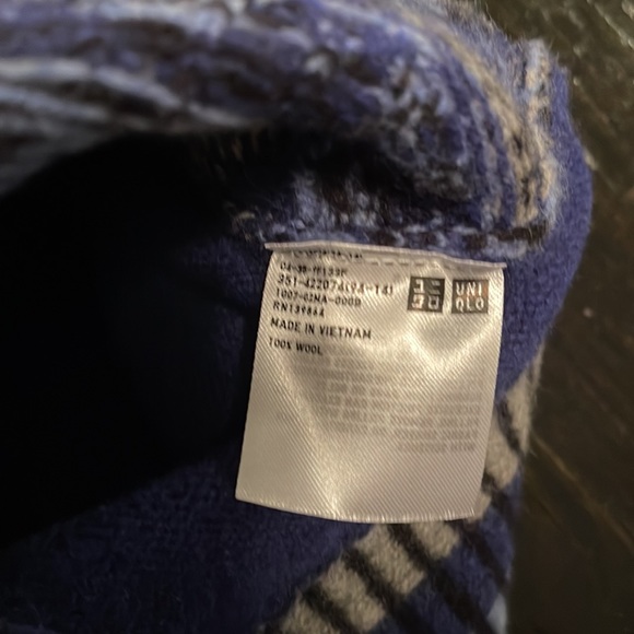 NWT New w/ Tag Men's UniqloxJW Anderson Blue Abstract Print Turtleneck Sweater - Picture 12 of 13